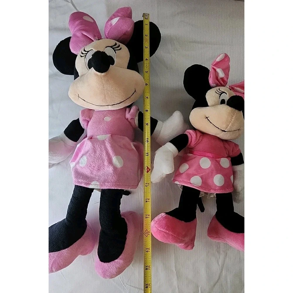 Lot 9 Plush Minnie Mouse, Baby Grogu, Aurora World, Sock Monkey VTG, New & EUC